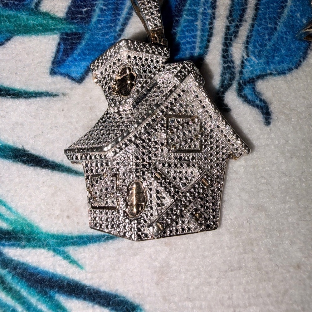 Silver House Pendant